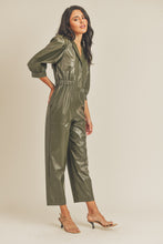 Load image into Gallery viewer, leather jumpsuit
