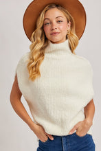 Load image into Gallery viewer, Turtleneck Knit Sweater Vest