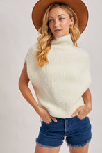 Load image into Gallery viewer, Turtleneck Knit Sweater Vest