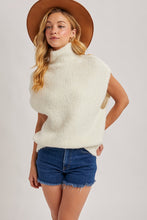 Load image into Gallery viewer, Turtleneck Knit Sweater Vest