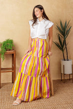 Load image into Gallery viewer, printed poplin maxi skirt