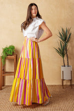 Load image into Gallery viewer, printed poplin maxi skirt