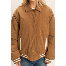 Load image into Gallery viewer, Corduroy Varsity Jacket
