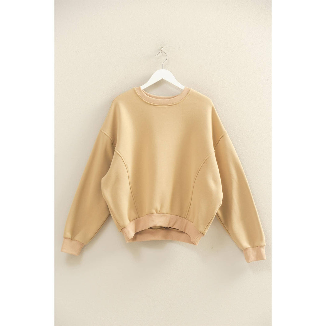 Crew Neck Oversized Sweatshirt