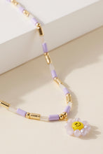 Load image into Gallery viewer, smile face flower necklace
