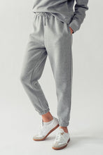 Load image into Gallery viewer, drawstring sweat pants (heather grey)
