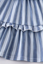 Load image into Gallery viewer, striped blue dress
