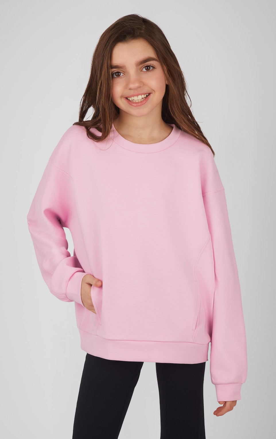 scuba sweatshirt (pink lavender)