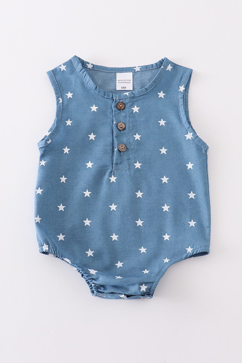 star bubble romper