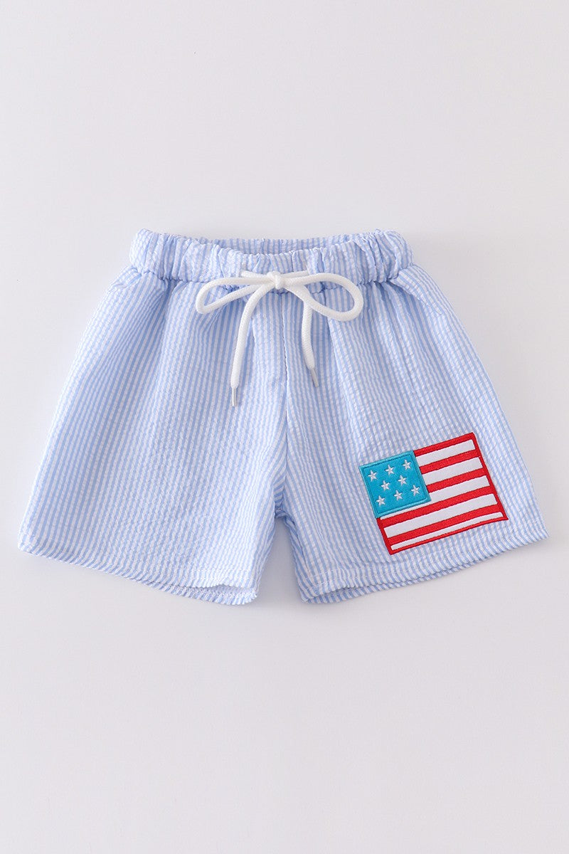 patriotic boys swim trunks