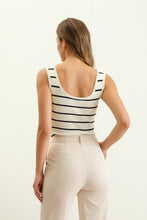 Load image into Gallery viewer, stripe knit bodysuit
