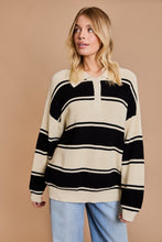 Load image into Gallery viewer, Collared Oversized Sweater
