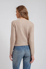 Load image into Gallery viewer, button down cardigan beige
