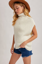 Load image into Gallery viewer, Turtleneck Knit Sweater Vest
