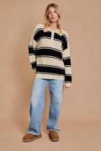 Load image into Gallery viewer, Collared Oversized Sweater
