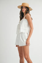 Load image into Gallery viewer, Eyelet Crop tank
