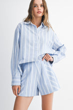 Load image into Gallery viewer, Striped button down.
