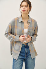 Load image into Gallery viewer, Cotton 100 Classic Faded Plaid Shirt
