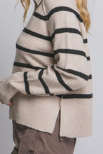 Load image into Gallery viewer, Striped Collared Sweater
