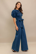 Load image into Gallery viewer, Washed Denim Jumpsuit
