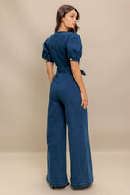 Load image into Gallery viewer, Washed Denim Jumpsuit
