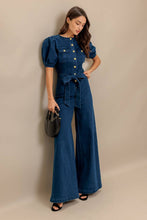 Load image into Gallery viewer, Washed Denim Jumpsuit

