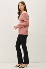 Load image into Gallery viewer, Off The Shoulder Wool Blend Sweater
