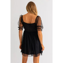 Load image into Gallery viewer, Mesh Babydoll Mini Dress
