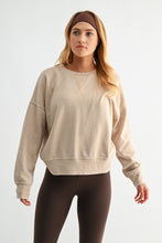 Load image into Gallery viewer, Burned Out Crewneck Sweater (natural)
