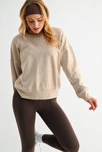 Load image into Gallery viewer, Burned Out Crewneck Sweater (natural)
