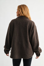 Load image into Gallery viewer, Frostline Sherpa Shacket (brown)

