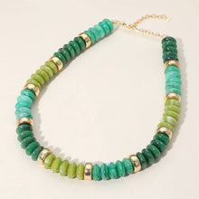 Load image into Gallery viewer, Chunky Resin Disc Beaded Necklace
