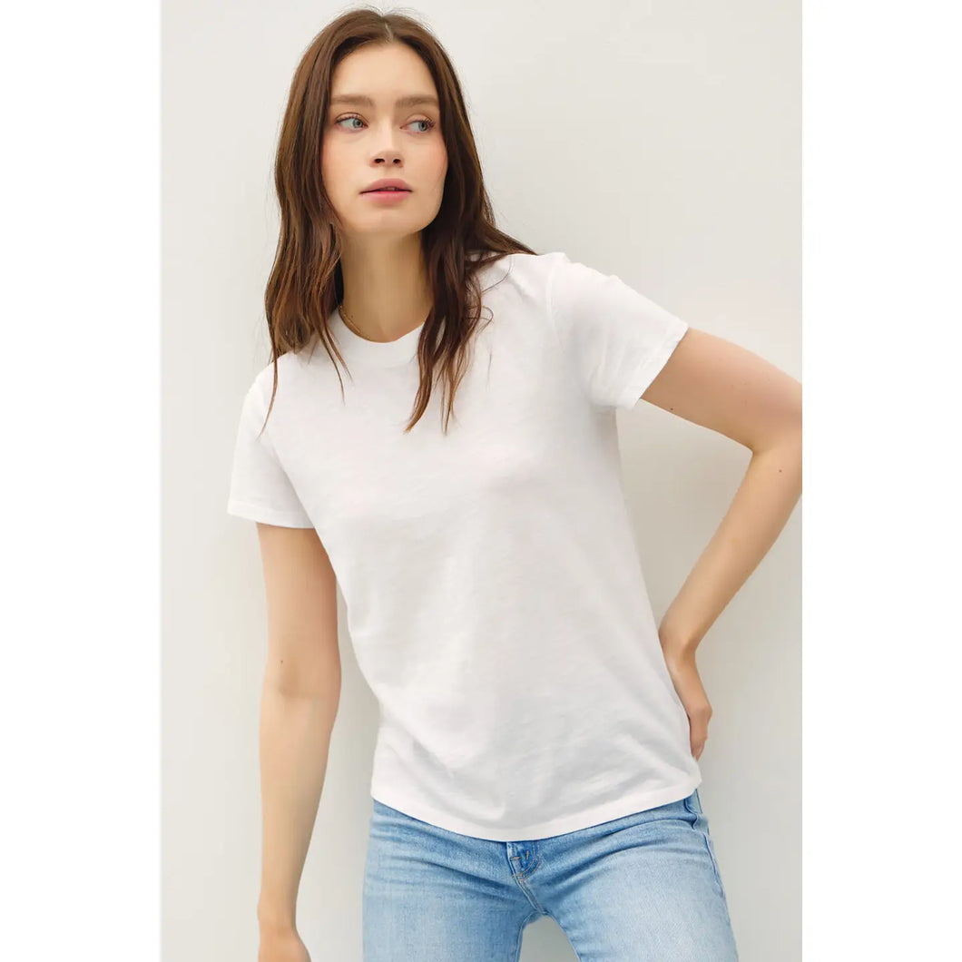 Classic Cut Acid Wash Cotton T-Shirt