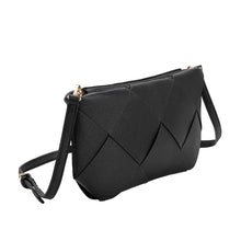 Load image into Gallery viewer, Connie Black Recycled Vegan Crossbody Bag
