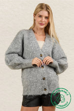 Load image into Gallery viewer, mohair button down cardigan
