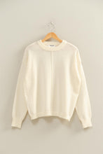 Load image into Gallery viewer, Front Seam Crew Neck Sweater
