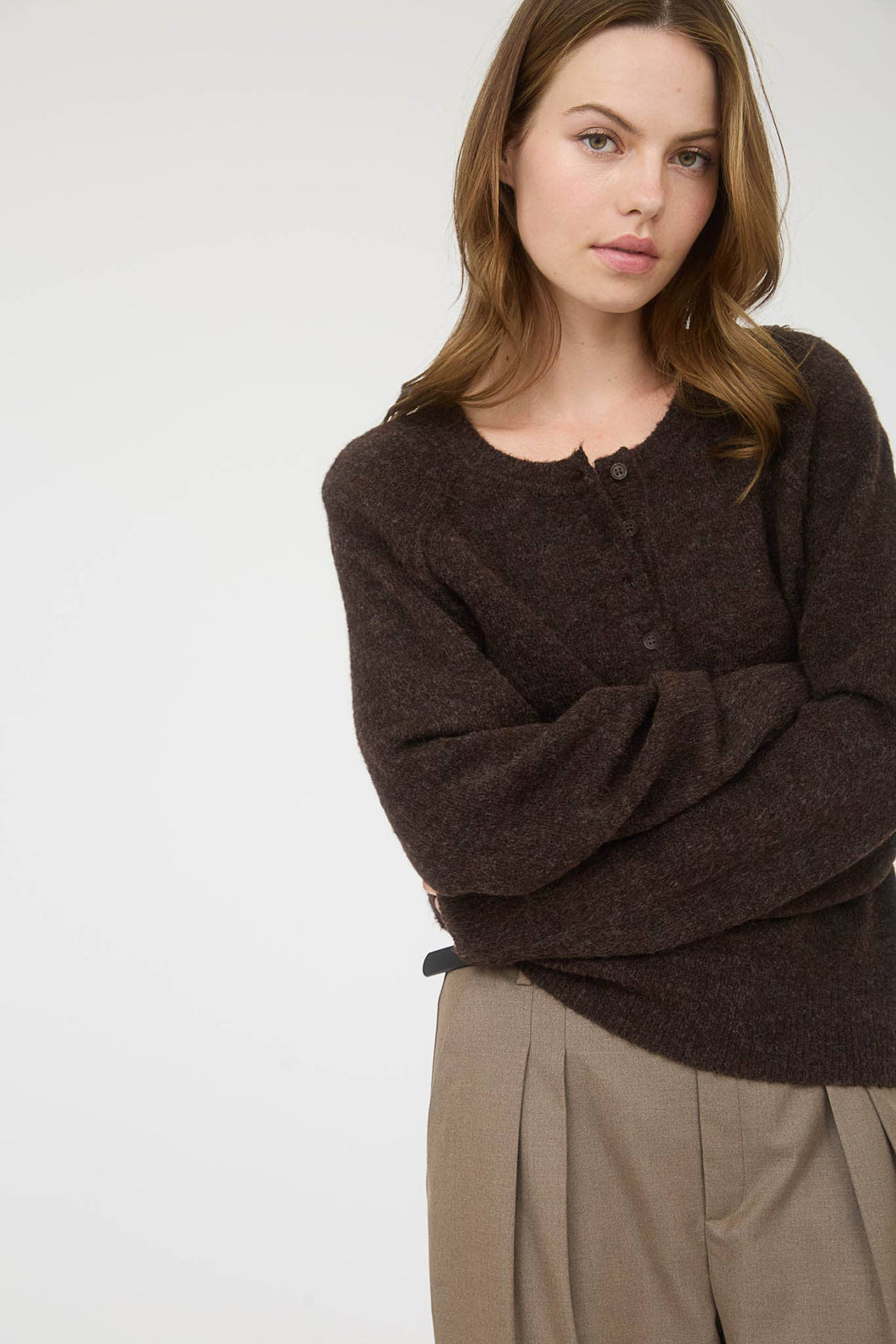 Elise Henley Knit Sweater