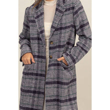 Load image into Gallery viewer, Plaid Long Coat
