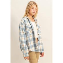 Load image into Gallery viewer, Collared Plaid Shacket
