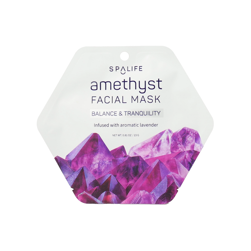 Tranquil Amethyst Facial Mask with Aromatic Lavender