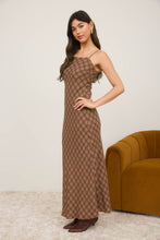 Load image into Gallery viewer, Aria Plaid Maxi Dress
