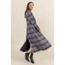 Load image into Gallery viewer, Plaid Long Coat
