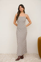 Load image into Gallery viewer, Aria Plaid Maxi Dress
