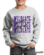 Load image into Gallery viewer, we are wildcats sweatshirt
