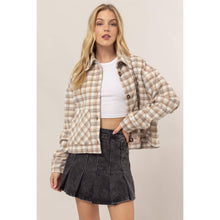 Load image into Gallery viewer, Plaid Short Jacket
