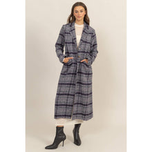 Load image into Gallery viewer, Plaid Long Coat
