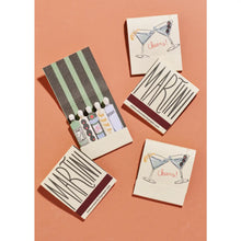 Load image into Gallery viewer, Martini Printed 10 Stem Matchbooks
