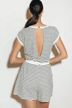 Load image into Gallery viewer, striped knit romper
