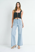Load image into Gallery viewer, Patch Pocket Wide Leg Flare
