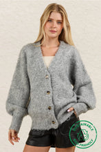 Load image into Gallery viewer, mohair button down cardigan
